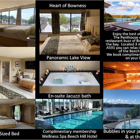 The Penthouse Bowness Luxury Loft Jacuzzi Bath & Complimentary Lakeview Spa Membership 외부 사진